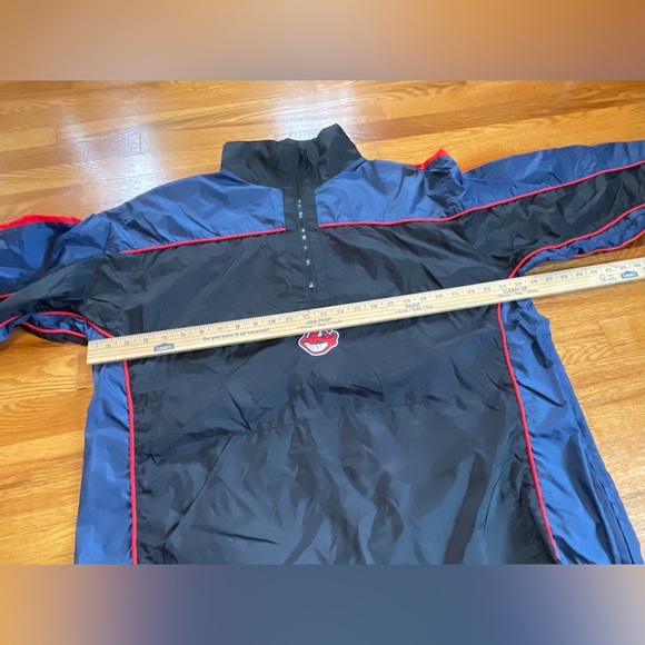 90s Cleveland Indians Windbreaker jacket rare vintage Carl banks g-iii starter - Picture 7 of 7